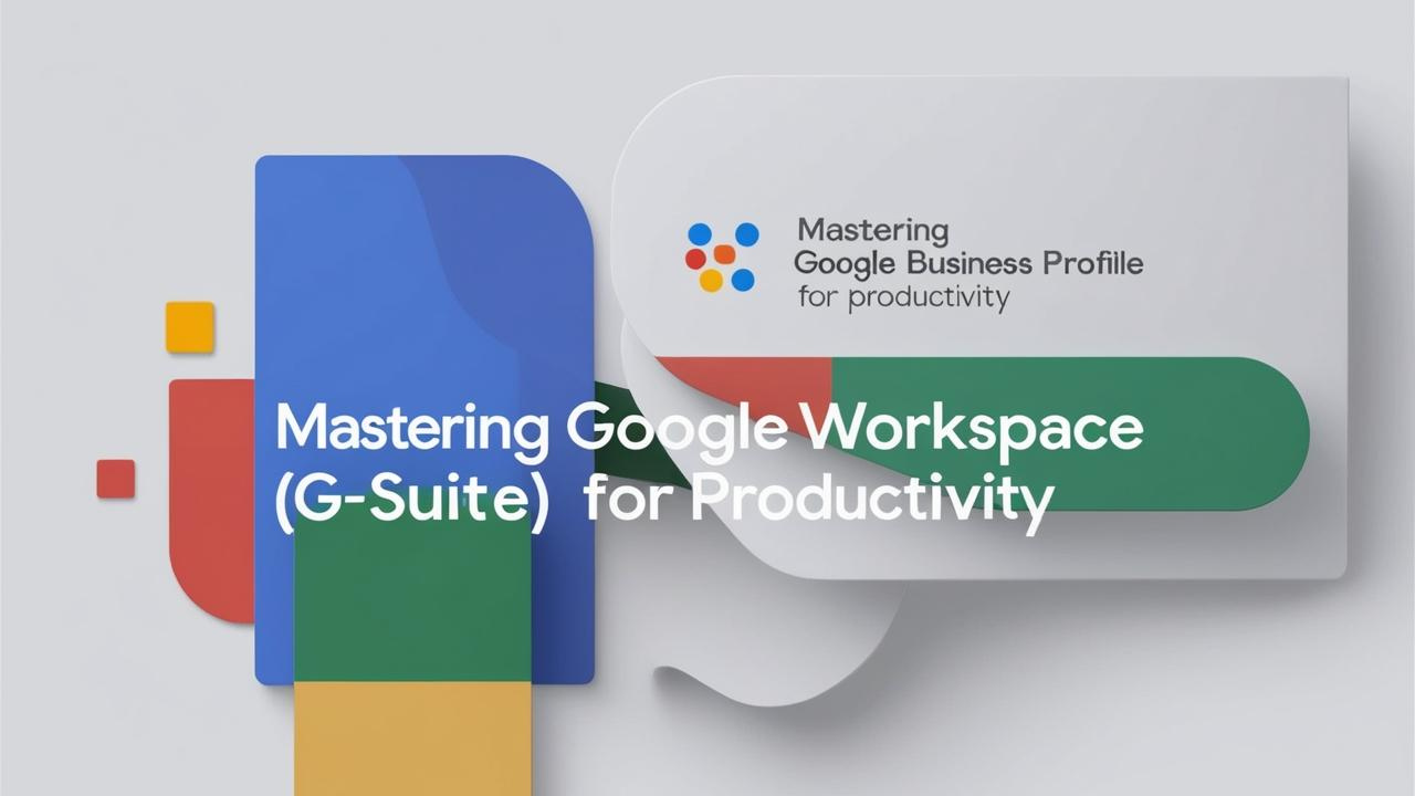 Mastering Google Workspace (G-Suite) for Productivity